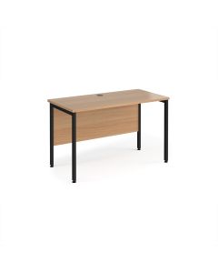 Maestro 25 Desk 1200x600mm - Beech - Black Frame