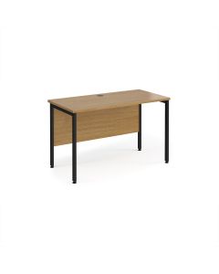 Maestro 25 Desk 1200x600mm - Oak - Black Frame