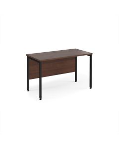 Maestro 25 Desk 1200x600mm - Walnut - Black Frame