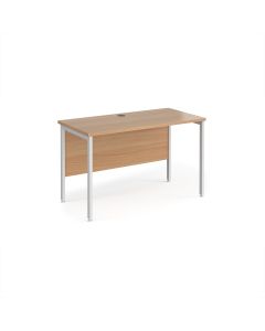 Maestro 25 Desk 1200x600mm - Beech - White Frame