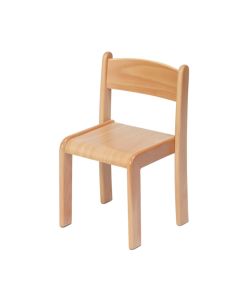 Millhouse Beech Stacking Chairs - 310mm - Pack of 4