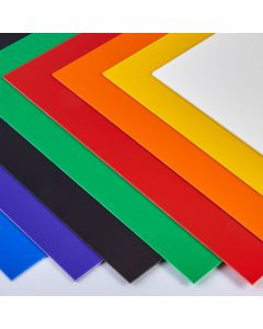 Coloured High Impact Polystyrene Sheets - 915 x 610mm