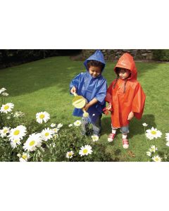 Waterproof Poncho - Red