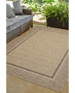 Natural Summer Indoor/Outdoor  Flatweave Rug -Large