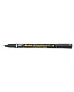 Super Fine Permanent Marker - Bullet Tip - Black - Pack of 12