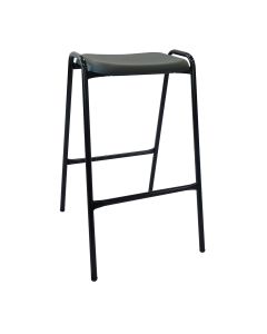 Stacking Classroom Stools - Grey - 610mm
