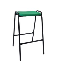 Stacking Classroom Stools - Green - 610mm