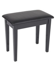 Kinsman Piano Bench with Storage - Black