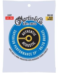 Martin MA140 Light Acoustic Guitar Strings