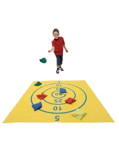Target Mat and Beanbag Set - Yellow/Mutli