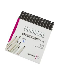 Spectrum Fine Pens - Black. Pack of 12