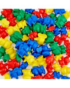 Teddy Bear Rucksack Counters - Pack of 80