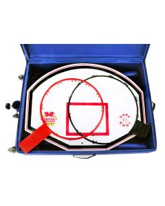 Sure Shot Basket/Netball in a Box - Blue/Red/White