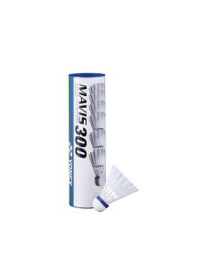 Yonex Mavis 300 Shuttlecocks - White - Fast - Tube of 6