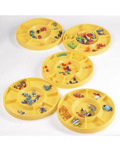 Round Sorting Tray - Pack of 5