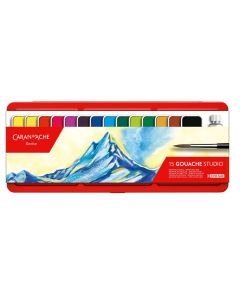 Caran D'Ache Gouache Pan Set 15