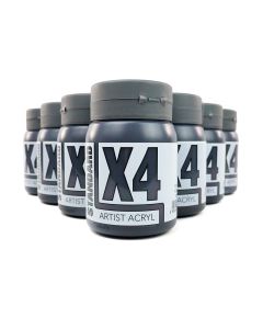 X4 Standard Acryl 500ml - Mars Black Bulk Pack