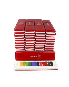 Specialist Crafts Watercolour Tablet Tin Set of 14 - Bulk Pack of 50 