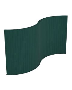 Koala Acoustic Sound Absorbing Floor Standing Screens-Wave-Forest Green