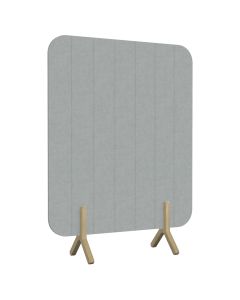 Koala Sound Absorbing Floor Standing Partition Screen-Straight -Grey