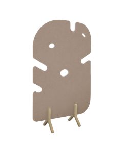 Koala Sound Absorbing Floor Standing Partition Screens H1200mm-Leaf-Natural