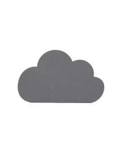 Koala Acoustic Playful Sound Absorbing Notice Display Boards-Cloud-Dark Grey