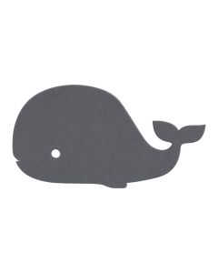 Koala Acoustic Playful Sound Absorbing Notice Display Boards-Whale-Dark Grey