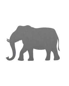 Koala Acoustic Playful Sound Absorbing Notice Display Boards-Elephant-Dark Grey