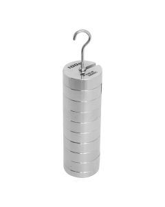 Hanging Slotted Masses- Stainless Steel (200g- 9 x 20g