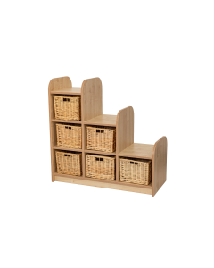 Maplescape Tiered Storage Units - Maple