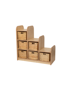 Maplescape Tiered Storage Units - Maple
