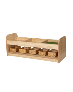 Maplescape Sensory Table With Baskets - Maple