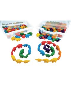 Linking Elephants - 4 Colours - Pack of 80