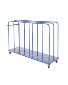 Standard Vertical Mat Trolley - Blue