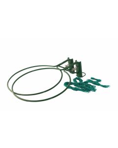 Harrod Sport Netball Rings - Green - Pair
