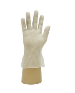 Polyco Medium Clear Powder Free Vinyl Disposable Gloves-Pk 100