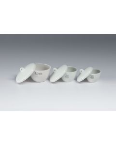 Porcelain Crucible Without Lid - 21mm - Pack of 5