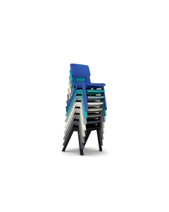 One Piece Chair Classpacks of 30 Ash Grey - 8-10 years