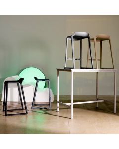 Postura+ One Piece Low Back Stool Moss Green - 685mm