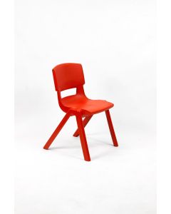 Postura One Piece Chair - Red - 4-5 years