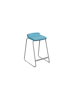 Postura+ One Piece Stool - Aqua Blue - 560mm
