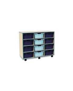 Jewel 12 Deep Unit with Trays - Blue