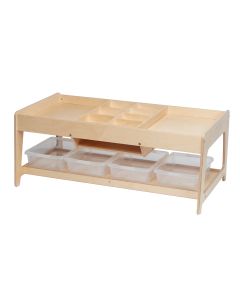 Millhouse Investigative Play Table and 4 Clear Tubs