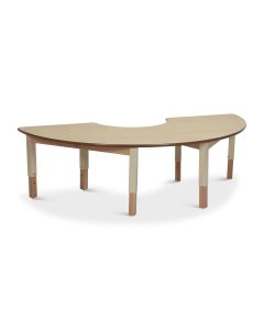 Millhouse Semi Circle Height Adjustable Table W163 x D56cm