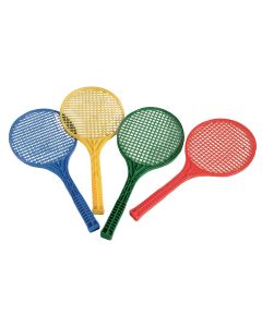 Short Tennis Plastic Racquet - Assorted - Pack of 4