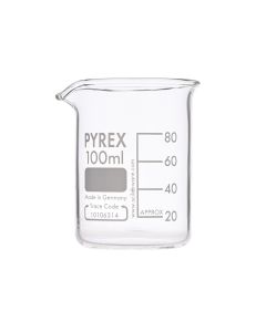 Pyrex Glass Beaker Squat Form - 100ml - Pack of 10