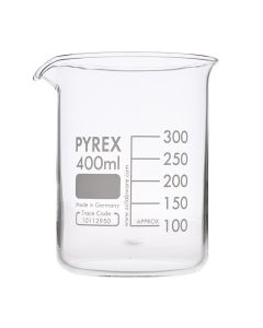 Pyrex Glass Beaker Squat Form - 400ml - Pack of 10