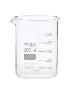 Pyrex Glass Beaker Squat Form - 600ml - Pack of 10