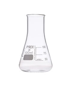 Pyrex Wide Mouth Conical Flask - 100ml - Pack of 10