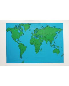 Playcloth Outline Map - The World